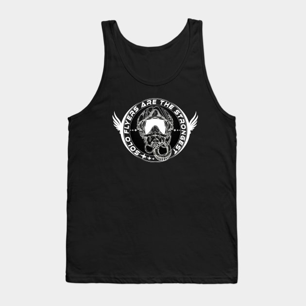 fighterjet pilot helmet Sticker Tank Top by aeroloversclothing